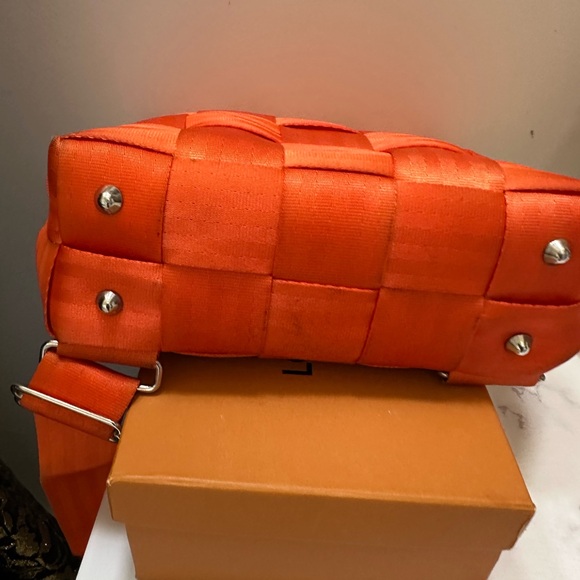 Orange Woven Women's Bag - Picture 3 of 5